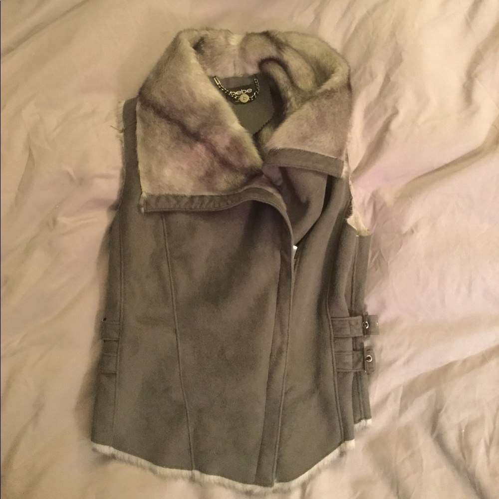 Bebe grey vest